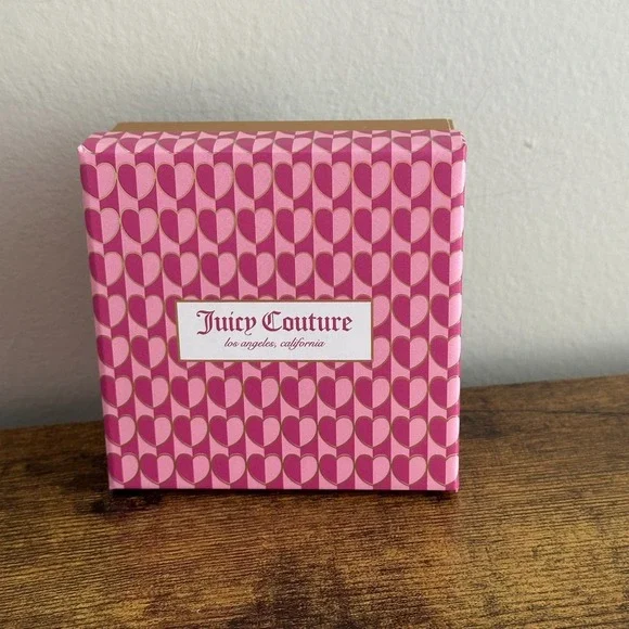 New Juicy Couture Gold Color Charm Bracelet Heart Purple Red Crown JC Jewelry - Picture 3 of 3